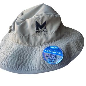 MISSION Cooling Bucket Hat- UPF 50, 3” Wide Brim, Cools When wet NWOT